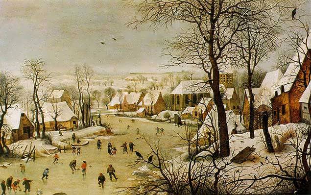 Bruegel-WinterLandscapewithaBirdTrap1