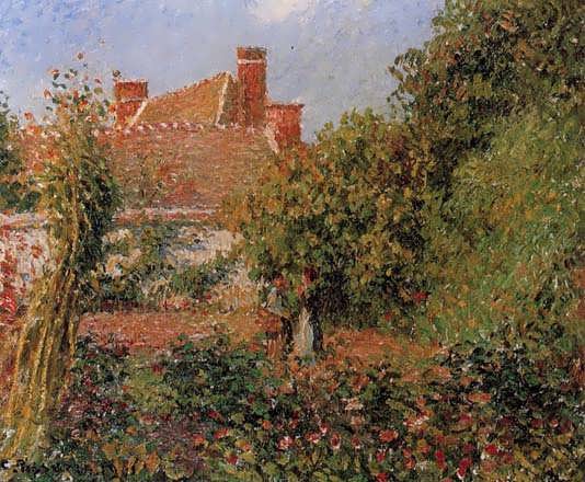 CamillePissarro-KitchenGardeninEragnyAfternoon1