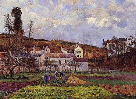 CamillePissarro-KitchenGardensatlHermitagePontoise1