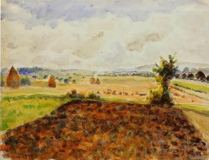 CamillePissarro-LandscapeatEragnyClearWeather1