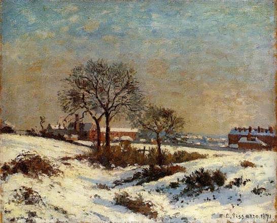 CamillePissarro-LandscapeunderSnowUpperNorwood1