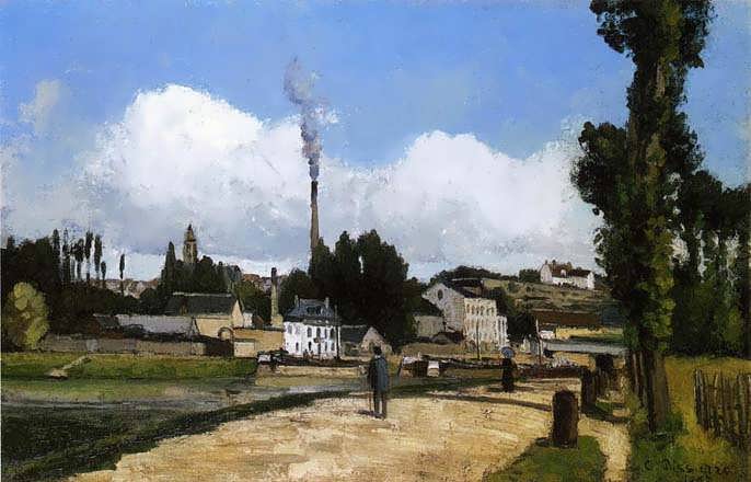 CamillePissarro-LandscapewithFactory1