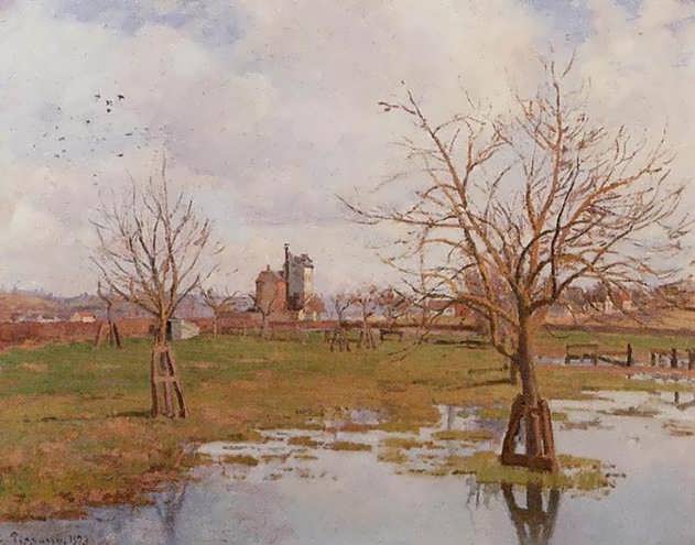 CamillePissarro-LandscapewithFloodedFields1