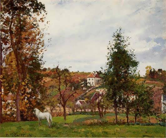 CamillePissarro-LandscapewithaWhiteHorseinaMeadowLHermitage1