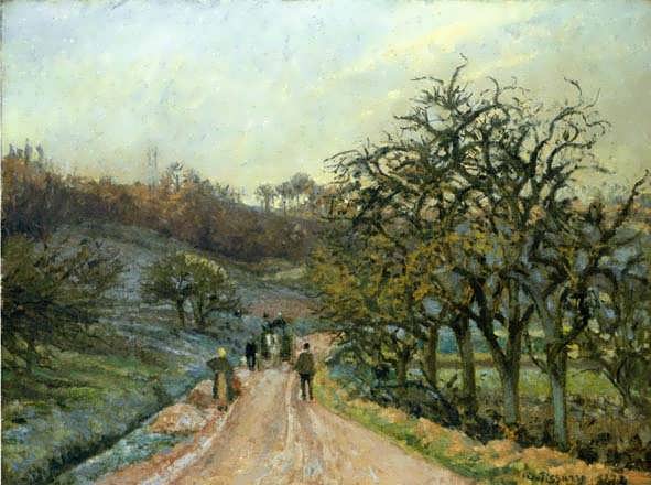 CamillePissarro-LaneofAppleTreesnearOsnyPontoise1