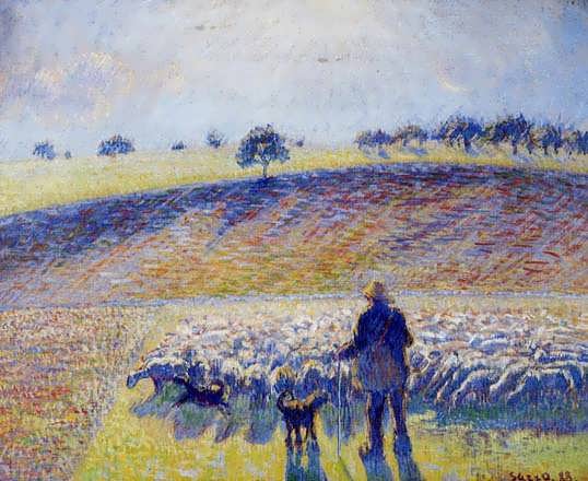 CamillePissarro-ShepherdandSheep1