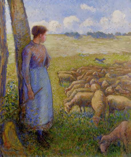 CamillePissarro-ShepherdessandSheep2