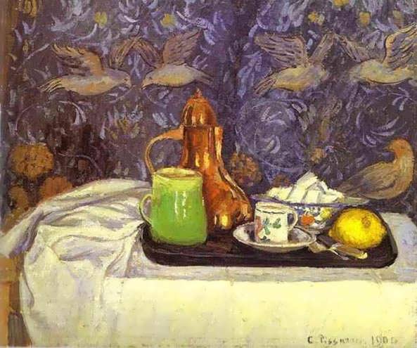 CamillePissarro-StillLifewithaCoffeePot1