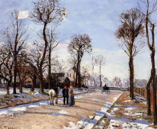 CamillePissarro-StreetWinterSunlightandSnow1