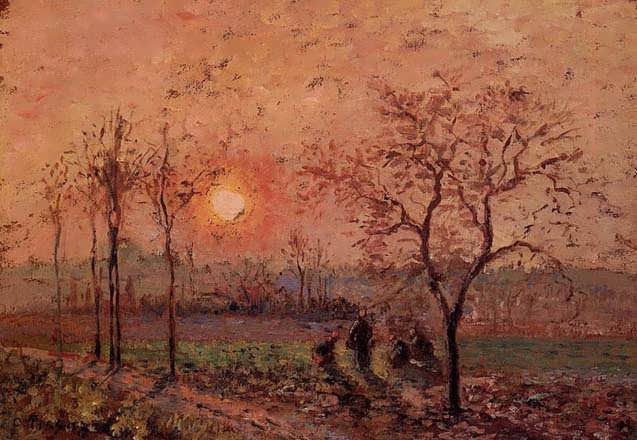 CamillePissarro-Sunset1