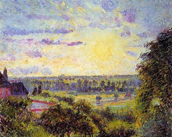 CamillePissarro-SunsetatEragny1