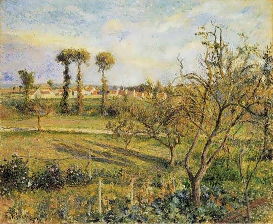 CamillePissarro-SunsetatValhermeilnearPontoise1