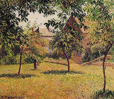 CamillePissarro-TheBarnMorningEragny1