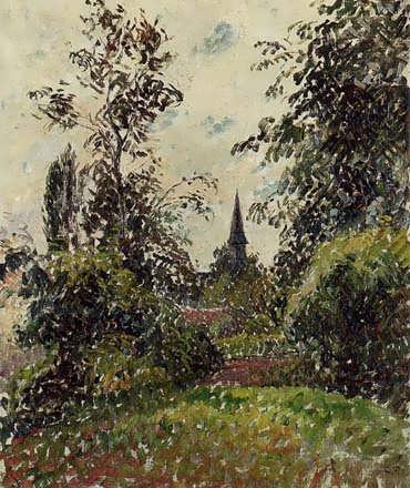 CamillePissarro-TheBazincourtSteeplestudy1