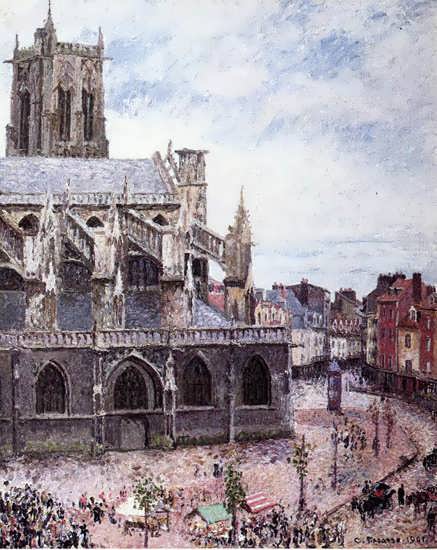 CamillePissarro-TheChurchofSaint-JacuesDieppeRainyWeather1