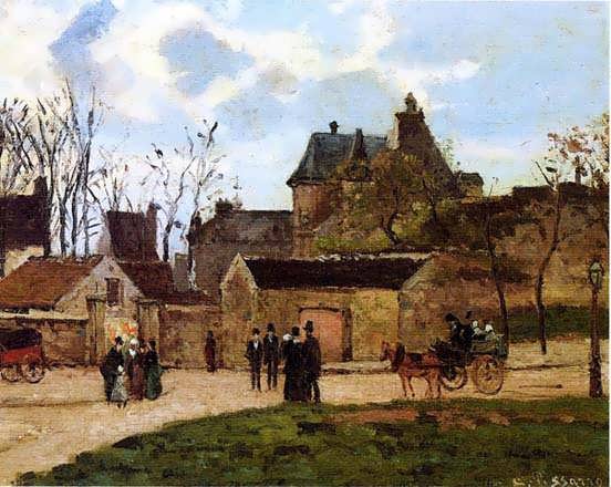 CamillePissarro-TheCourtHousePontoise1