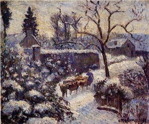 CamillePissarro-TheEffectofSnowatMontfoucault1