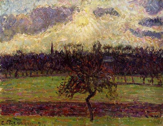 CamillePissarro-TheFieldsofEragnytheAppleTree1