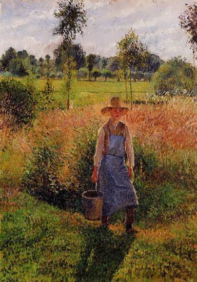 CamillePissarro-TheGardenerAfternoonSunEragny2