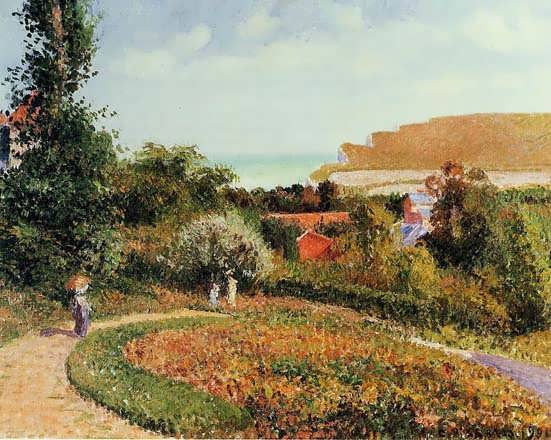 CamillePissarro-TheGardenoftheHotelBerneval1