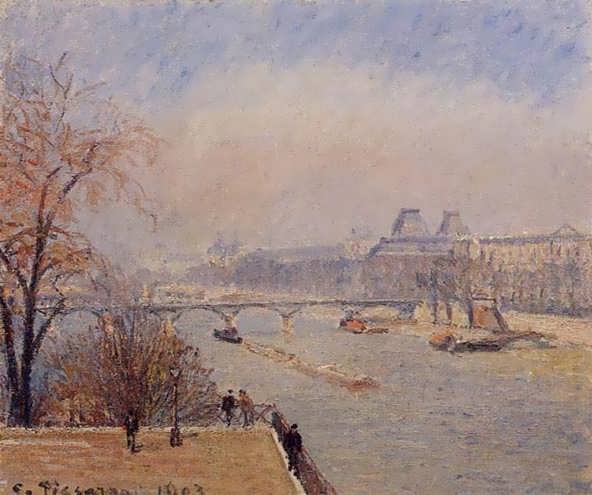 CamillePissarro-TheLouvre-MarchMist1