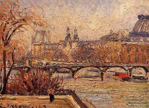 CamillePissarro-TheLouvre-Morning1