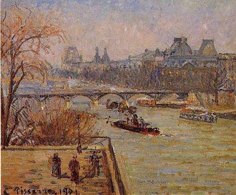 CamillePissarro-TheLouvre1