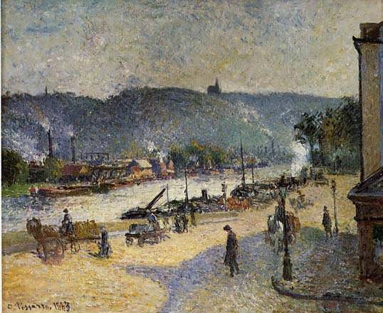 CamillePissarro-TheQuaysatRouen1