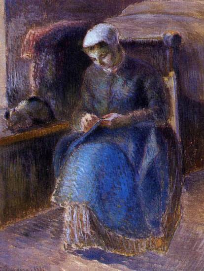 CamillePissarro-WomanSewing
