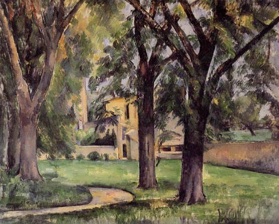 Cezanne-ChestnutTreeandFarmatJasdeBouffan1