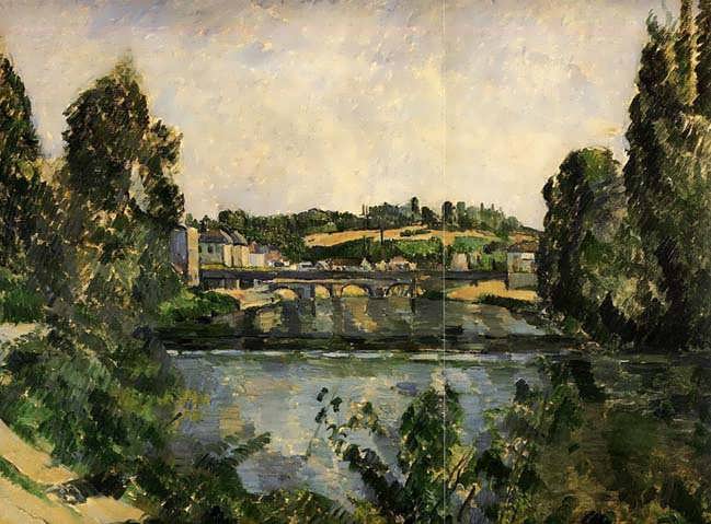 Cezanne-TheBridgeandWaterfallatPontoise1