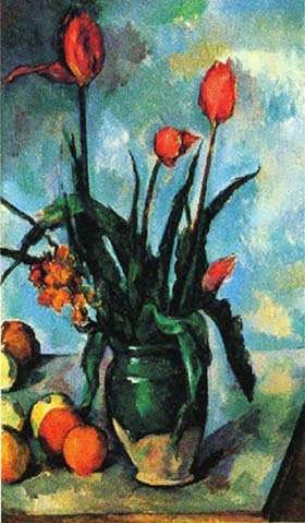 Cezanne-TulipsinaVase1