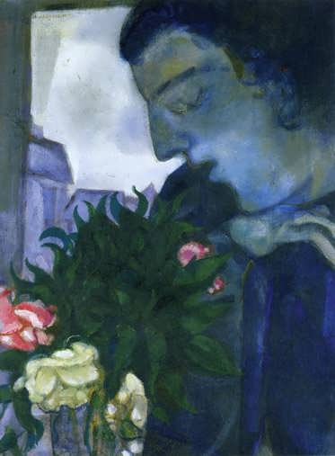 Chagall-SelfPortraitinProfile