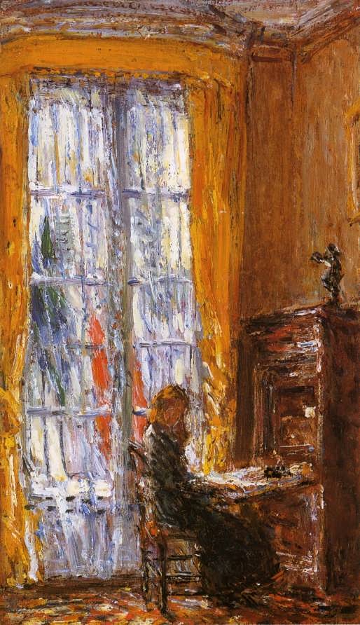 FrederickChildeHassam-AttheWritingDesk