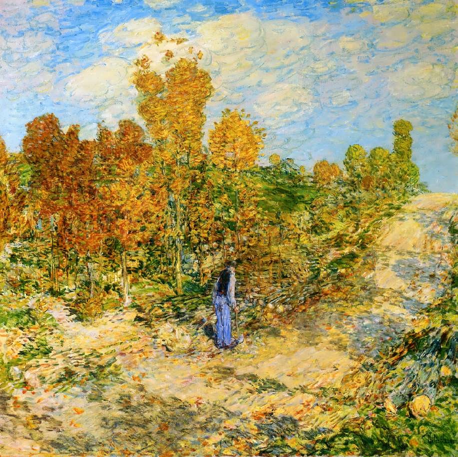 FrederickChildeHassam-NewEnglandRoad1