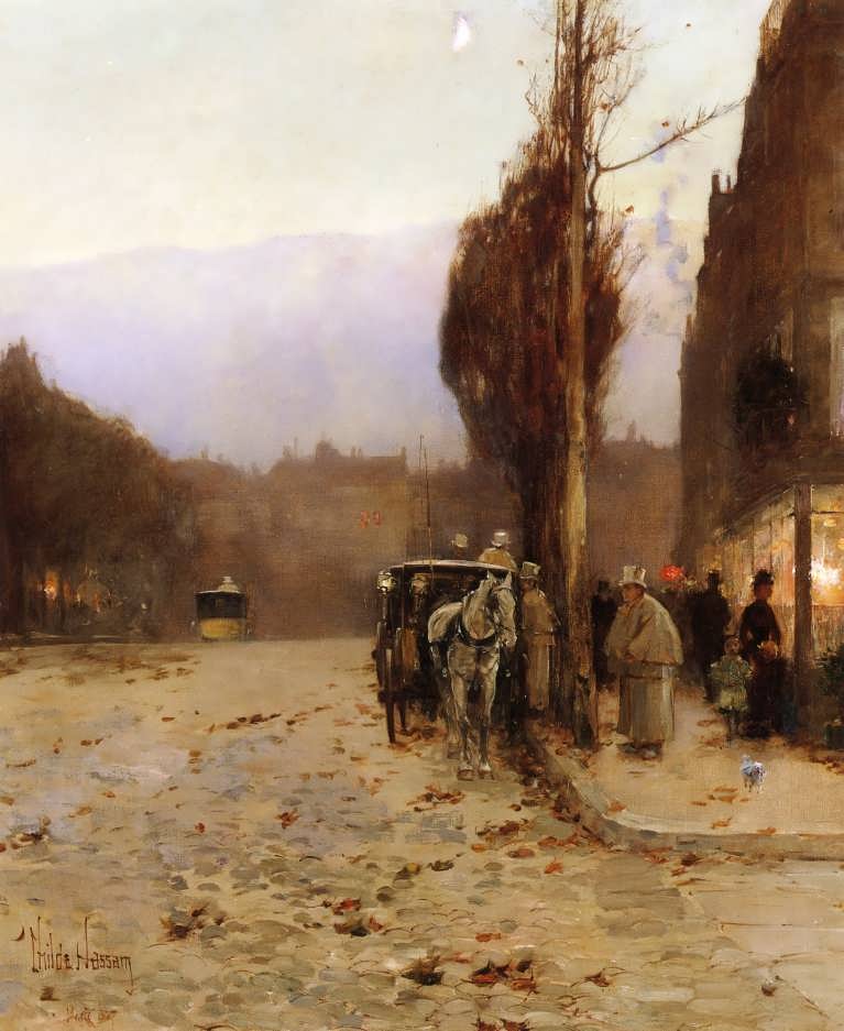 FrederickChildeHassam-ParisatTwilight1