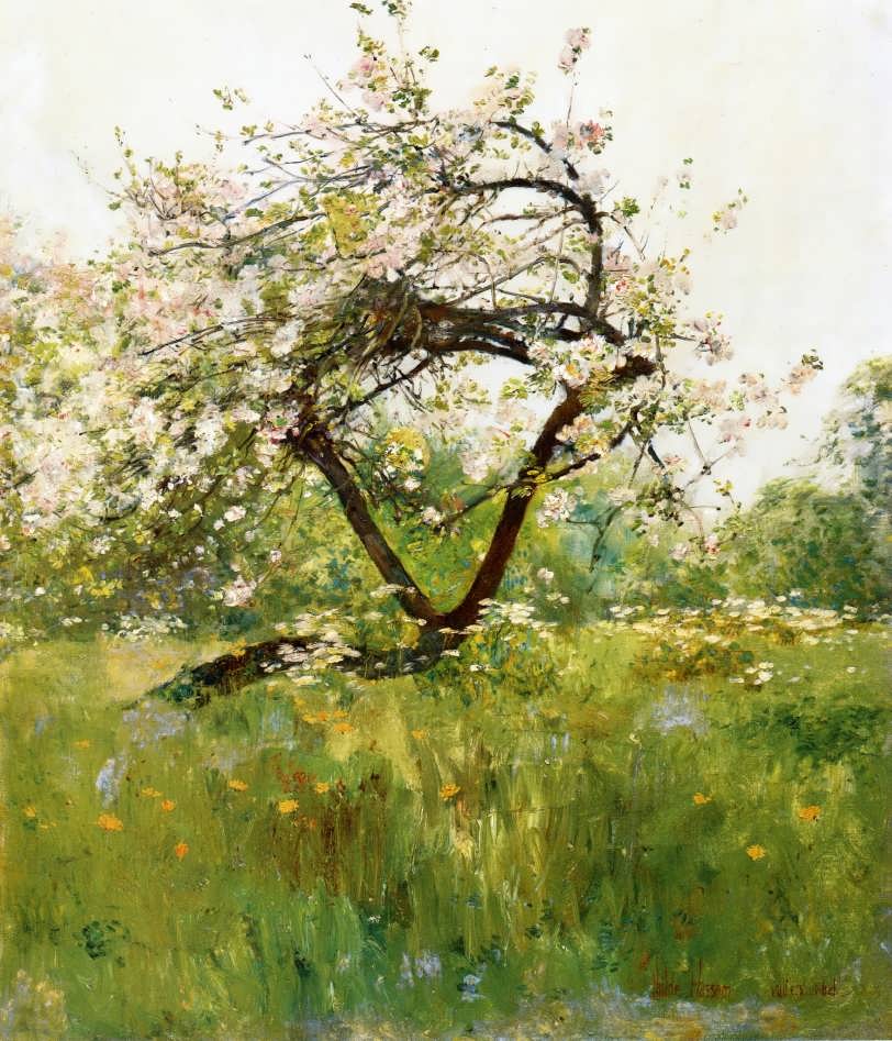 FrederickChildeHassam-PeachBlossoms-Villiers-le-Bel2