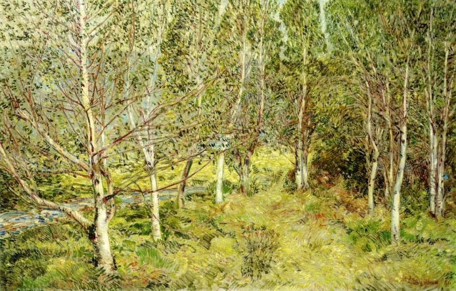 FrederickChildeHassam-SpringWoods1