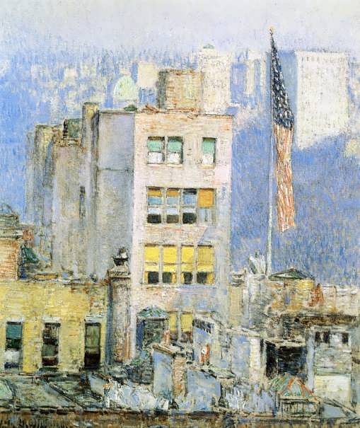 FrederickChildeHassam-TheFlagFifthAvenue1