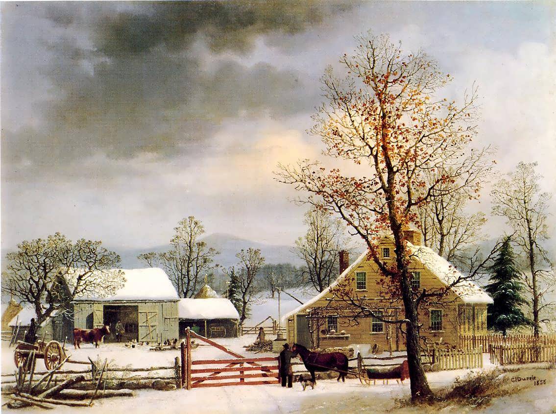 GeorgeHenryDurrie-NewEnglandWinterScene2