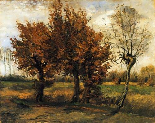 Gogh-AutumnLandscapewithFourTrees