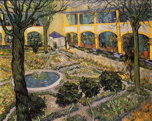 Gogh-CourtyardoftheHospitalinArles