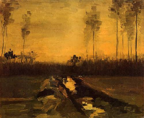 Gogh-LandscapeatDusk1