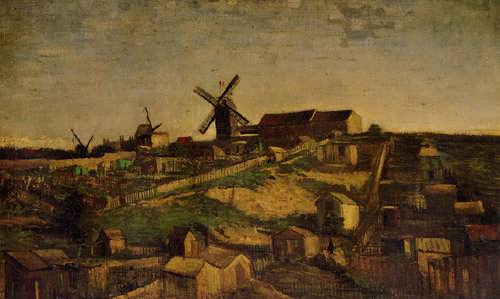 Gogh-MontmartretheQuarryandWindmills1