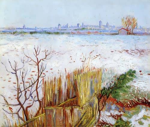 Gogh-SnowyLandscapewithArlesintheBackground2