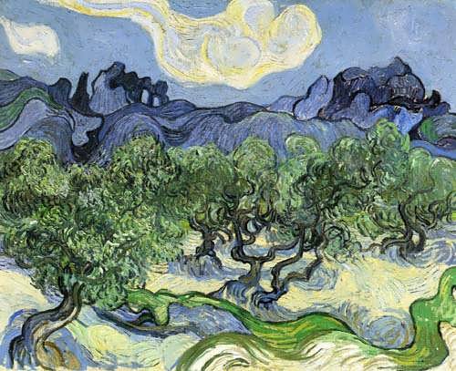 Gogh-TheAlpilleswithOliveTreesintheForeground1