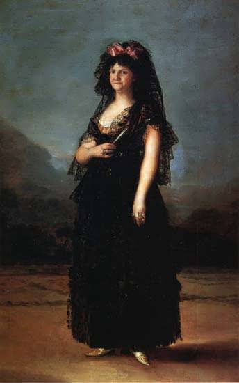 Goya-QueenMaraLuisaWearingaMantilla