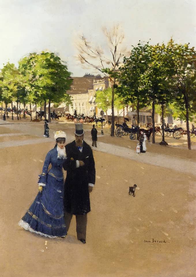 Jean-GeorgesBeraud-ParisianStreetScene1