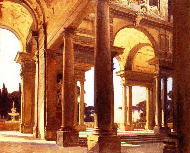 JohnSingerSargent-AStudyofArchitectureFlorence