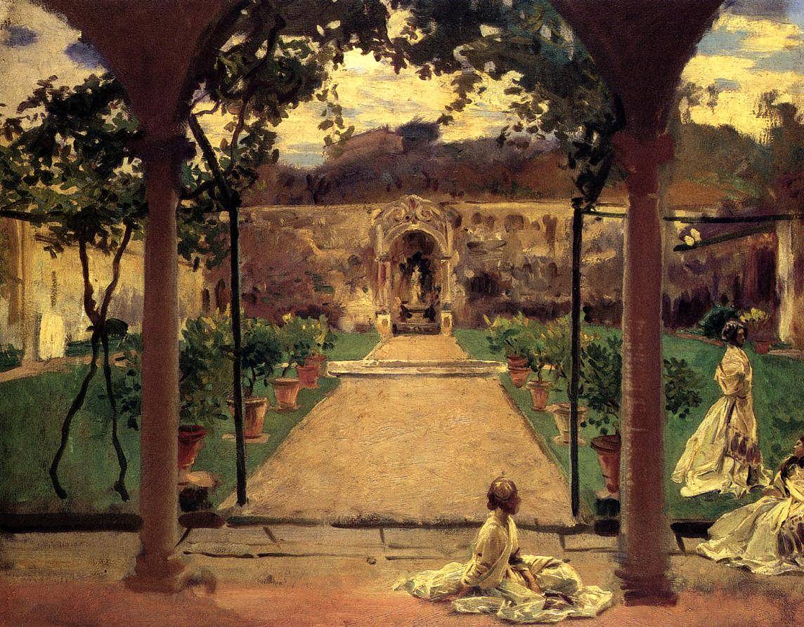 JohnSingerSargent-AtTorreGalliLadiesinaGarden